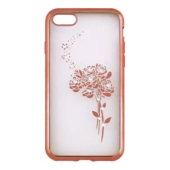 Image 1 of Huawei Силиконов калъф кейс за Huawei Y6 2017 / Y5 2017 Beeyo Roses rose gold