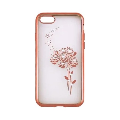 Huawei Силиконов калъф кейс за Huawei Y6 2017 / Y5 2017 Beeyo Roses rose gold