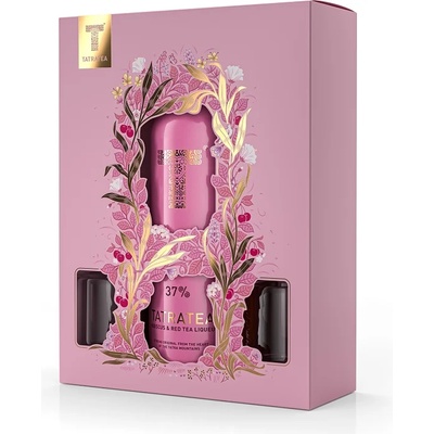 TATRATEA Hibiscus & Red Tea с две шот чаши - ликьор 700ml