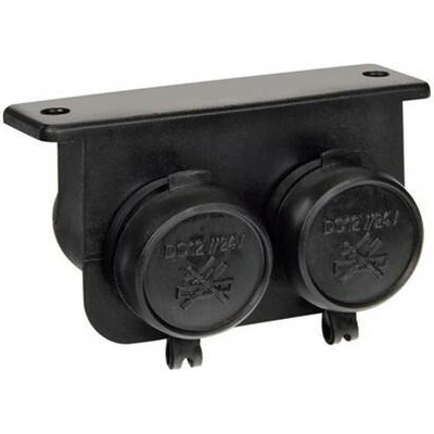 Lampa Italy Zásuvka autozapalovače 12/24V dvojitá vodotěsná – Zboží Živě