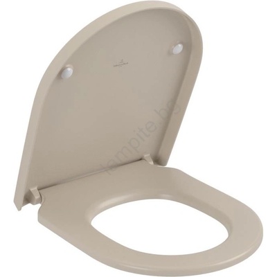Villeroy & Boch 8M42S1AM - Тоалетна седалка SoftClose SUBWAY 3.0 бежова (VB0067)