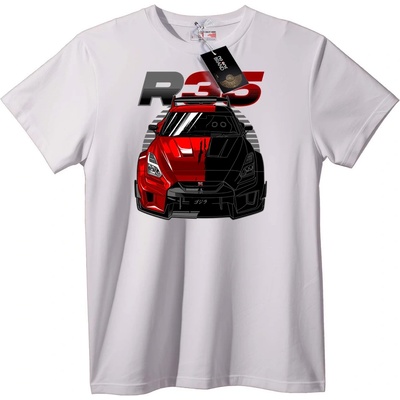 NOONEBRAND Тениска R35 Автографика - XL, White