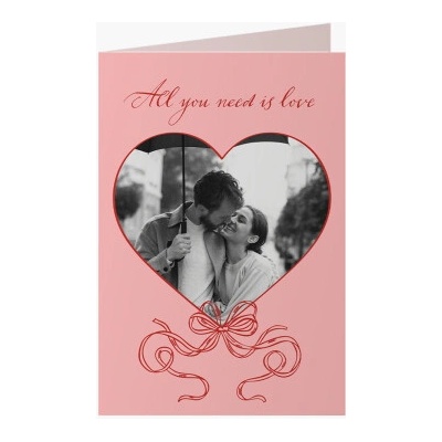 Fotopřání All you need is love, 20x30 cm - 104517