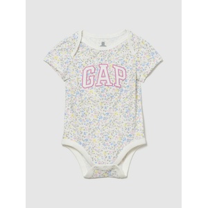 GAP Бебешко боди с логото на Gap GAP | Mnogotsveten | Момичешки | 0-3 месеца
