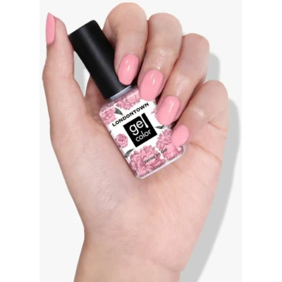 Londontown Gel Color Candy Floss gélový lak na nechty ružová trblietavá 12 ml