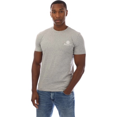 AQUASCUTUM Тениска AQUASCUTUM Logo T-Shirt - Light Grey/Wht