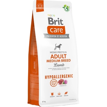 Brit Care Hypoallergenic Adult Medium Breed Lamb 2 x 12 kg