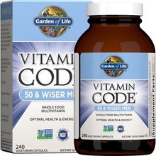 Garden of Life RAW Vitamin Code 50 & Wiser Men komplexní Multivitamín pro muže 240 kapslí