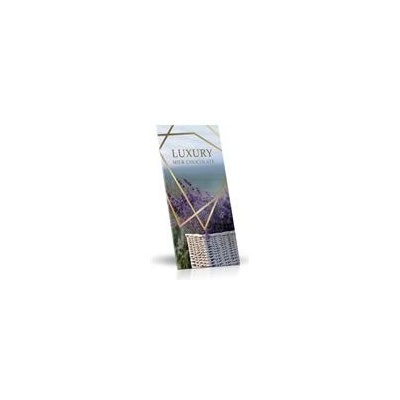 LUXURY levandule Mléčná s mandlemi a malinami 175 g