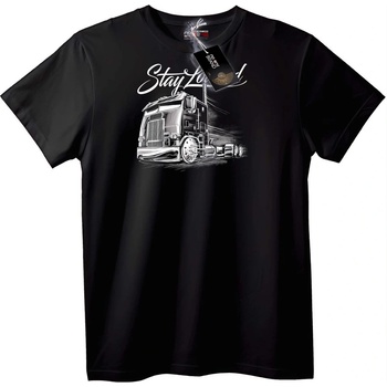 NOONEBRAND Тениска Stay Low Камион - 2XL, Black
