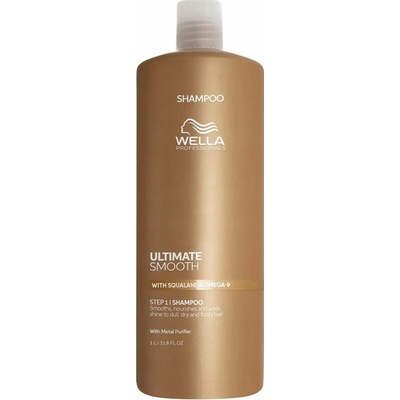 Wella Ultimate Smooth vyživujúci šampón pre suché a nepoddajné vlasy 1000 ml