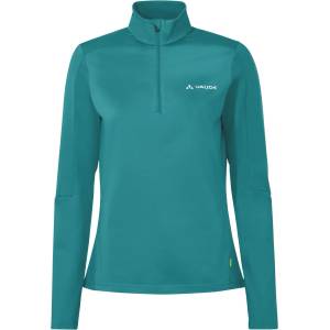VAUDE Дамски поларен пуловер Vaude Women's Livigno Halfzip II Fleece jumper - Fjord Green - размер 44 (EU) (105-2999-2216)