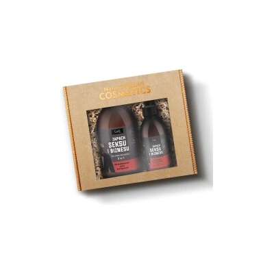LaQ Sex & Business sprchový gél 500 ml + balzam po holení 150 ml sada