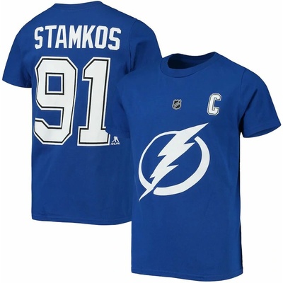 Outerstuff detské tričko Steven Stamkos #91 Tampa Bay Lightning Name Number