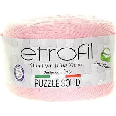 Etrofil Příze Puzzle Solid světle růžová PS 008