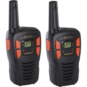 Cobra Радиостанции Cobra AM255 (2-Pack), 16 канала + 121 кода за поверителност, до 5 km обхват, до 18 часа живот на батерията, черни (AM255 (2-Pack)) Радиостанции