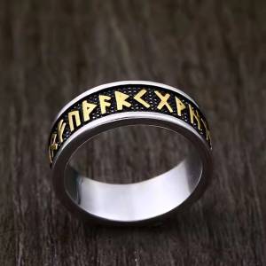 NNM пръстен Viking Amulet Rune Words - SS8-595R злато