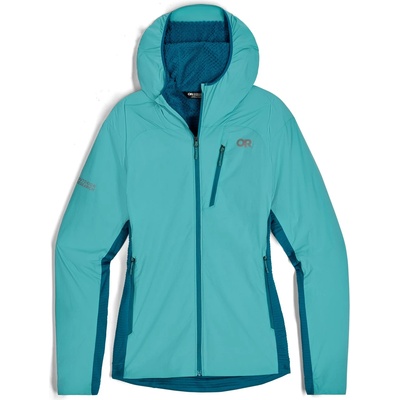 Outdoor Research Дамско поларено яке Outdoor Research Women's Deviator Hoodie Hybrid jacket - Tidepool / Aurora (105-6528-0213)