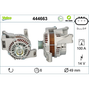 Alternátor VALEO 444663