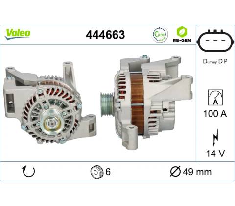 Alternátor VALEO 444663