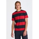 Gant tričko Bar Stripe SS T-Shirt červené
