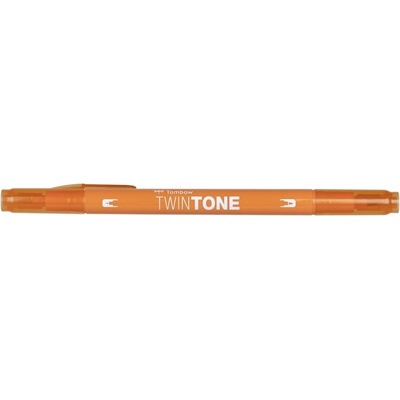 Tombow Marker TwinTone оранжев 0, 3/0, 8 (WS-PK28)