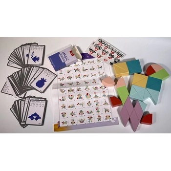 MAGBUILDER Tangram magnetická stavebnice 112 ks