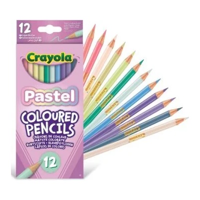 Crayola Crayola: Комплект пастелни цветни моливи - 12 бр