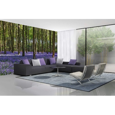 DIMEX ART Самозалепваща се флизелинова фототапета горски камбанки 375 x 250 см