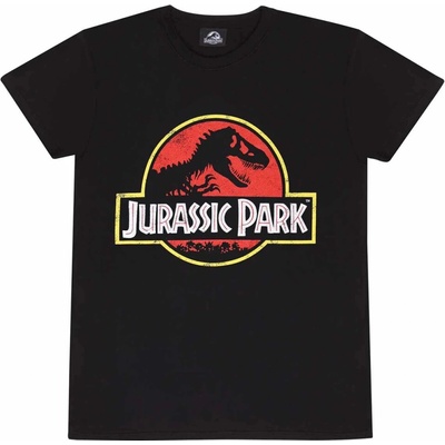 Jurský park Jurassic Park Original Logo tričko černé