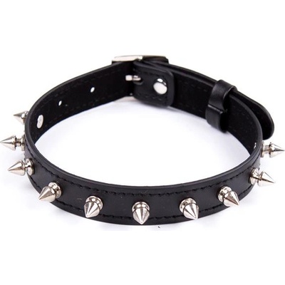 Fetish Addict Collar with Spikes Adjustable 43cm Black