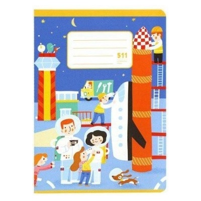 NOTES Sešit 511 s pomocnou linkou 0030928