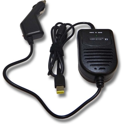 VHBW Зарядно за лаптоп за кола Lenovo, 45W / 20V / 2, 25A / правоъгълен конектор (800106276)