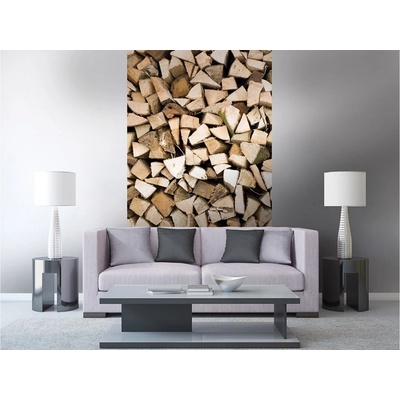 Dimex MS-2-0161 vliesová fototapeta na zeď Dřevěná polena rozměry 150 x 250 cm