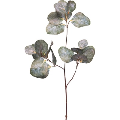 umělá větev, Blahovičník - Eukalyptus 'Dollar' bílý/zelený 60 cm