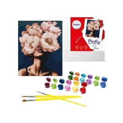 Ideyka Painting by numbers kit The Secret of Peonies KHO8417 40x50 AP0062