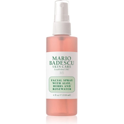 Mario Badescu Facial Spray with Aloe, Herbs and Rosewater тонизираща мълга за лице за освежаване и хидратация 118ml