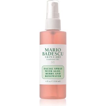 Mario Badescu Facial Spray with Aloe, Herbs and Rosewater тонизираща мълга за лице за освежаване и хидратация 118ml
