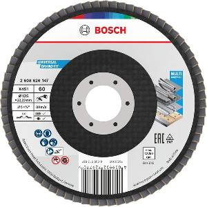 Bosch Ламелен диск x451, 125 × 22.23 мм, g60, t27, 60 броя 2608626147 (2608626147)
