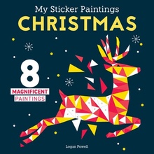 My Sticker Paintings: Christmas: 8 Magnificent Paintings Happy Fox Books for Kids 6-10 Powell LoganPaperback