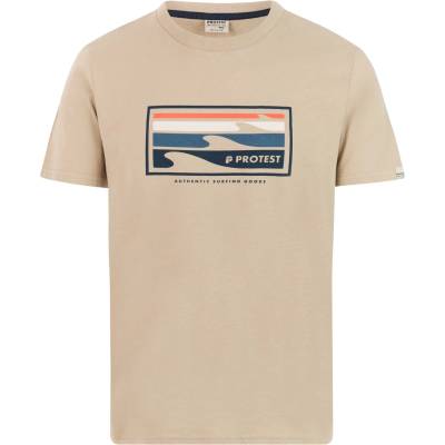 Protest Мъжка тениска Protest PRTHanwell T-shirt - Bamboo Beige (216-8181-0113)