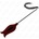 Kink Rose Shape Silicone Tassel Whip 45cm