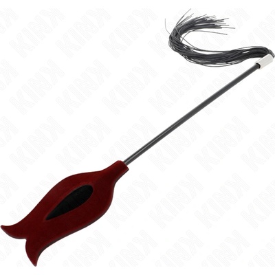 Kink Rose Shape Silicone Tassel Whip 45cm