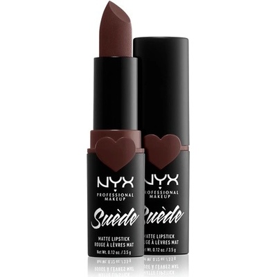 NYX Professional Makeup Suede Matte Lipstick matný rúž 07 Cold Brew 3,5 g