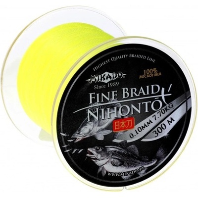 Mikado Šnúra Nihonto Fine Braid Fluo 300m 0,10mm 7,7kg
