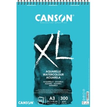 Canson XL Aquarelle Skicár v krúžkovej väzbe A3 CP 300g 30 listov