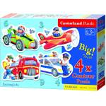 Castorland - Puzzle 4v1 Exciting Jobs - 1 - 39 piese