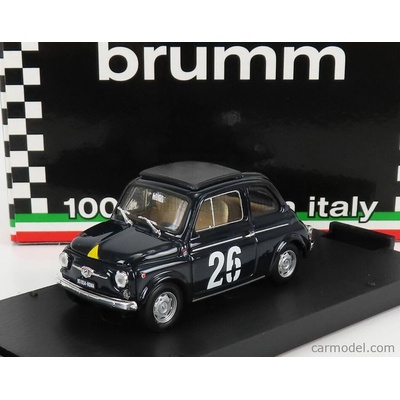 Brumm Fiat 500tv Giannini N 26 Winner Turismo Femminile Bolzano mendola 1968 Liliana De Menna Blue 1:43