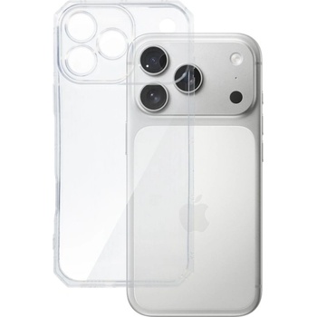 IPhone Силиконов кейс Armor Anti Shock за IPhone 17 Pro, Защита около камерите, Прозрачен (3728)