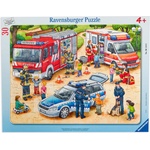 Ravensburger Пъзел Ravensburger от 30 части - Вълнуващи професии (6144) - baby